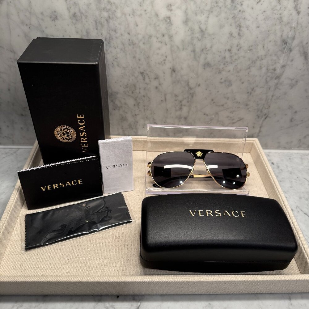 Versace VE2252 Pilot Sunglasses